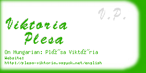 viktoria plesa business card